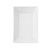 TableCraft Products 20029W 17 Oz. 7 3/8" W x 4 7/8" D x 2" H Medium White Better Burger Collection Fry Tray