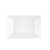 TableCraft Products 20029W 17 Oz. 7 3/8" W x 4 7/8" D x 2" H Medium White Better Burger Collection Fry Tray