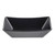 TableCraft Products 20028BK 6 Oz. 5" W x 3 3/8" D x 1 1/4" H Small Black Better Burger Collection Fry Tray