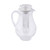 TableCraft Products 328 3 Qt. Polycarbonate Center Ice Core Pitcher With Handle & Lid