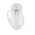 TableCraft Products 328 3 Qt. Polycarbonate Center Ice Core Pitcher With Handle & Lid