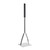 TableCraft Products 2455 6" Square Face Chrome Plated Metal Bean Masher
