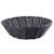 TableCraft Products 2475 8 1/2" Dia. x 2 1/4" Round Black Basket