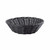 TableCraft Products 2475 8 1/2" Dia. x 2 1/4" Round Black Basket