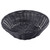 TableCraft Products 2475 8 1/2" Dia. x 2 1/4" Round Black Basket