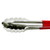 TableCraft Products 3774REU 9 - 1/2" Spring Steel Red Vinyl Coated Tongs