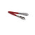 TableCraft Products 3774REU 9 - 1/2" Spring Steel Red Vinyl Coated Tongs