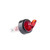 TableCraft Products 2248A 1 1/4 Oz. Red Spout Plastic Cash & Carry Proper Pour