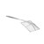 TableCraft Products 2677 6 1/2" x 6-1/2" x 20" L Fine Mesh Nickel Plated Skimmer