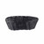 TableCraft Products 2476 10" W x 6 1/2" D x 3" H Oval Black Basket