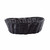 TableCraft Products 2476 10" W x 6 1/2" D x 3" H Oval Black Basket