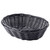 TableCraft Products 2471 7" W x 5" D x 2" H Oval Black Basket