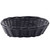 TableCraft Products 2471 7" W x 5" D x 2" H Oval Black Basket