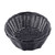 TableCraft Products 2471 7" W x 5" D x 2" H Oval Black Basket
