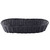 TableCraft Products 2418 15" W x 6" D x 3" H Oblong Black Basket