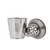 TableCraft Products 375 8 Oz. Stainless Steel 3-Piece Cash & Carry Bar Shaker - 12/Set