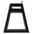 TableCraft Products 10625 23" W x 20 1/8" D x 29 1/2" H Wood Stackable Black Finish Assembled High Chair