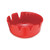 TableCraft Products 265R-1 4" x 1 3/4" Red Melamine Classic Deepwell Ashtray
