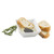 TableCraft Products 20028W 6 Oz. 5" W x 3 3/8" D x 1 1/4" H Small White Better Burger Collection Fry Tray