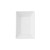 TableCraft Products 20028W 6 Oz. 5" W x 3 3/8" D x 1 1/4" H Small White Better Burger Collection Fry Tray