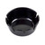 TableCraft Products 263B-1 4" x 1 3/4" Black Phenolic Classic Deepwell Ashtray