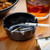 TableCraft Products 263B-1 4" x 1 3/4" Black Phenolic Classic Deepwell Ashtray