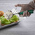 TableCraft Products 2112 3 1/4 Oz. Green Cash & Carry Thumb Press Disher
