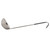 TableCraft Products 9708 14 3/4" 8 Oz. One-Piece Black Vinyl Handle Stainless Steel Ladle