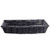 TableCraft Products 2489 16" W x 11" D x 3" H Rectangular Black Basket