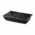 TableCraft Products 2489 16" W x 11" D x 3" H Rectangular Black Basket - 6/Case