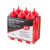 TableCraft Products C12463K 24 Oz. Red Cash & Carry WideMouth Squeeze Bottle 63mm Opening - 8 Cases of 6