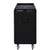 Cambro SC225S110 31.25" W x 34" H x 18" D Black Polyethylene 3 Solid Shelves Service Cart Pro