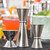 TableCraft Products 1202 0.5 Oz. & 1 Oz Rolled Edge Stainless Steel Combo Jigger With Capacity Stamping