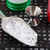 TableCraft Products 1202 0.5 Oz. & 1 Oz Rolled Edge Stainless Steel Combo Jigger With Capacity Stamping