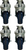 Wolf CSTSET-SINGLE 2 Casters for Single Deck Oven or for Leg Stand