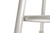 National Public Seating 6230HB 43.5" H Brown Round Wood Seat Heavy Duty Steel Stool with Gray Backrest