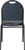 National Public Seating 9204-BT 9200 Series 17.75" W Blue Seat and Black Sandtex Frame Fabric Upholstered Premium Stack Chair