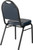 National Public Seating 9204-BT 9200 Series 17.75" W Blue Seat and Black Sandtex Frame Fabric Upholstered Premium Stack Chair