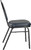 National Public Seating 9204-BT 9200 Series 17.75" W Blue Seat and Black Sandtex Frame Fabric Upholstered Premium Stack Chair