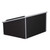National Public Seating 22-BK 22 and 112 Series 23.75" W x 20" D x 13.75" H Black Tabletop Lectern with Oklahoma Sound
