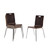 National Public Seating BCC21 Bushwick Series 21.5" W Espresso Laminated Plywood Chair