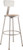 National Public Seating 6230B 45" H Brown Round Wood Seat Heavy Duty Steel Stool with Gray Backrest