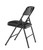 National Public Seating 1210 1200 Series 18.75" W Black Premium Vinyl Upholstered Folding Chair