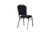 National Public Seating 9354-SV 9300 Series 17.75" W Midnight Blue Seat and Silvervein Frame Delux Stack Chair