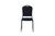 National Public Seating 9354-SV 9300 Series 17.75" W Midnight Blue Seat and Silvervein Frame Delux Stack Chair