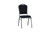 National Public Seating 9354-SV 9300 Series 17.75" W Midnight Blue Seat and Silvervein Frame Delux Stack Chair