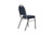 National Public Seating 9254-SV 9200 Series 17.75" W Blue Seat and Silvervein Frame Premium Stack Chair