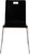 National Public Seating BCC23 Bushwick Series 21.5" W Black Laminated Plywood Chair