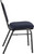National Public Seating 9254-BT 9200 Series 17.75" W Blue Seat and Black Sandtex Frame Premium Stack Chair