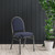 National Public Seating 9254-BT 9200 Series 17.75" W Blue Seat and Black Sandtex Frame Premium Stack Chair